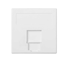 Simon CIMA 500 Адаптер для 1 шт RJ-45 CJ545.., CJ645.., CJ6A45F, шторка, 50х50мм, 500CIMA, белый  50000085-030  Simon