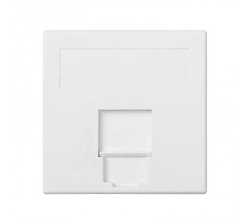 Simon CIMA 500 Адаптер для 1 шт RJ-45 CJ545.., CJ645.., CJ6A45F, шторка, 50х50мм, 500CIMA, белый  50000085-030  Simon