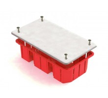 Коробка распределительная для с/п для тверд. стен 172х96х45 с крышкой IP20 GE41006 GREENEL