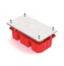 Коробка распределительная для с/п для тверд. стен 172х96х45 с крышкой IP20 GE41006 GREENEL