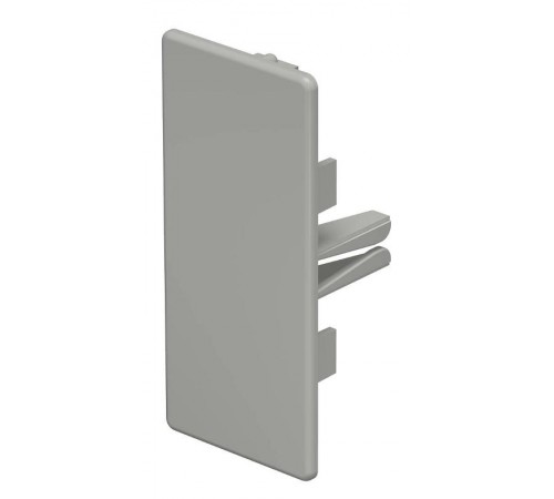Торцевая заглушка кабельного канала WDK 40x90 мм (ПВХ,серый) (WDK HE40090GR)  6021506  OBO Bettermann