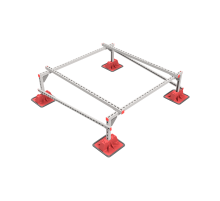 Опорная конструкция для установки оборудования TECHNORAPTOR LIGHTFOOT 1500х1500 тип 1  KM-TR-LTF-SSEI-1500-1500-1  КМ - профиль