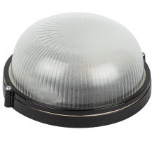 Светильник  НБП 03-60-001 Акватермо алюминий/стекло IP54 E27 max 60Вт D176 круг черный   Б0063905  ЭРА