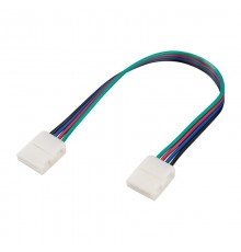 Коннектор выводной FIX-RGB-10mm-150mm-X2 (4-pin)   023955  Arlight