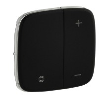 Valena ALLURE Антрацит Накладка светорегулятора кнопочного  752088  Legrand