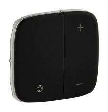 Valena ALLURE Антрацит Накладка светорегулятора кнопочного  752088  Legrand