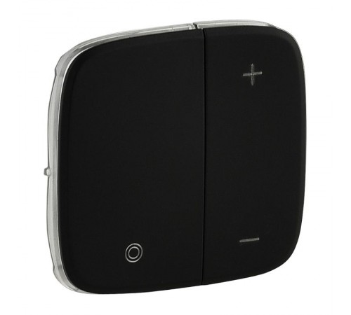 Valena ALLURE Антрацит Накладка светорегулятора кнопочного  752088  Legrand