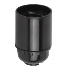 Патрон Е27 подвесной, бакелит, черный (x50)  Б0044085  ЭРА