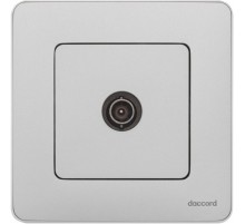 Inspiria Алюминий Розетка телевизионная TV оконечная С/У 10 дБ 5-862 мГц без рамки  673872  Legrand