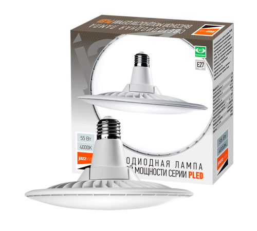 Лампа светодиодная промышленная PLED-HP-UFO 55w 4000K E27 D220*109mm  .5039223  JAZZWAY