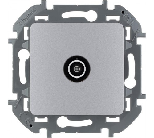Inspiria Алюминий Розетка телевизионная TV оконечная С/У 10 дБ 5-862 мГц без рамки  673872  Legrand