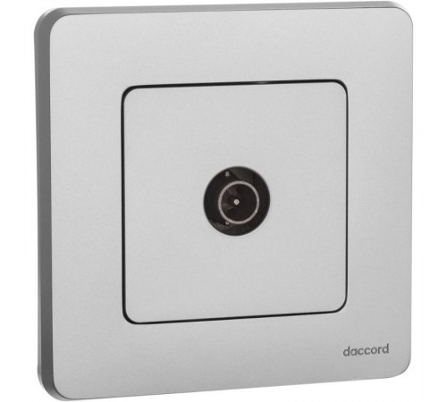 Inspiria Алюминий Розетка телевизионная TV оконечная С/У 10 дБ 5-862 мГц без рамки  673872  Legrand