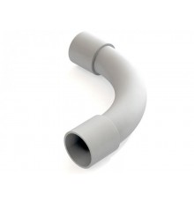 CUG25 Угол 90 гр.(единый) для труб D25мм, цвет серый (1уп = 50шт)  41125  Ecoplast