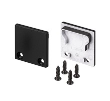 Заглушка SL-LINE-2011M SQUARE BLACK глухая  029180  Arlight