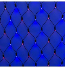 Гирлянда-сетка светодиодная стат свечение ULD-N2015-288/SBK RED-BLUE IP67   2*15м. соед 288диодов красно-синий свет шнур черный  UL-00005486  Uniel