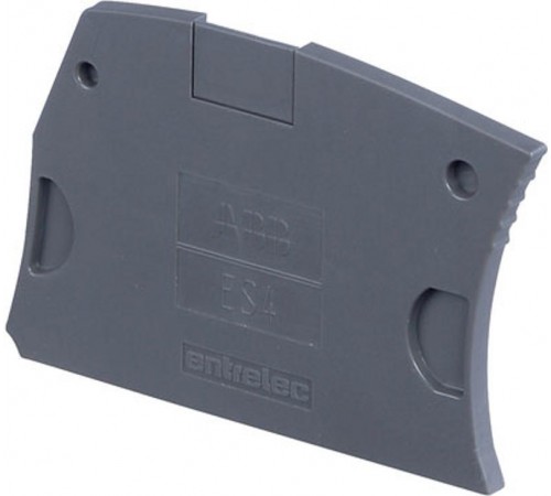 Изолятор ES-4 Торц. для одноур.проходных.клемм 4-16мм.кв.и для некоторых клемм с разъединителем  1SNK505910R0000  TE