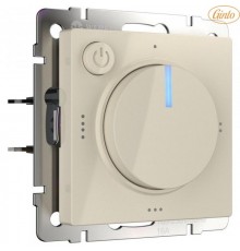 W1151162/ Электроустановочные изделия - Терморегулятор электромеханический для теплого пола (айвори матовый)  a062423  Werkel