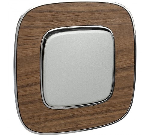 Valena ALLURE DIY Алюминий Выключатель 1-клавишный 10А 250В  752901  Legrand