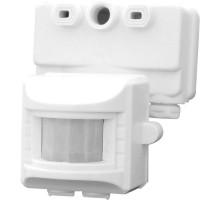 Датчик движения и освещенности SEN15/LX02 230V 1200W 12m 120° IP44, белый  22003  FERON