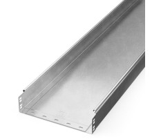 Лоток неперфорированный Стандарт INOX (AISI 304) 300х80х3000 (0,8 мм) (3 м/уп)  PR16.2318  Промрукав