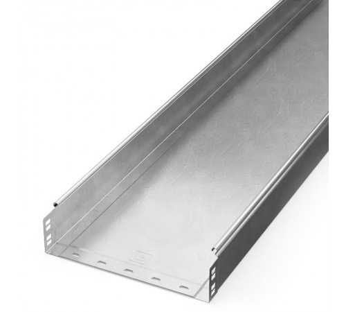 Лоток неперфорированный Стандарт INOX (AISI 304) 300х80х3000 (0,8 мм) (3 м/уп)  PR16.2318  Промрукав