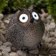 Cветильник садовый декоративный Сова серая на солнечной батарее ERAFYS01-08 полистоун, 11,5 см  Б0044840  ЭРА