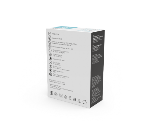 Блок питания Basic 12V 40W IP20 1/120  BT502  Gauss