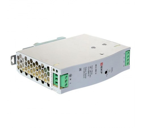 Блок питания на дин рейку 75Вт,Uвх ~ 220 В AC, Uвых - 12 В DC постоянного тока DR-E-75W-12 EKF