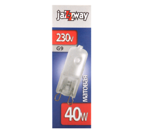 Лампа галогенная 40Вт 230В G9 PH-G9 frosted  3322588  Jazzway