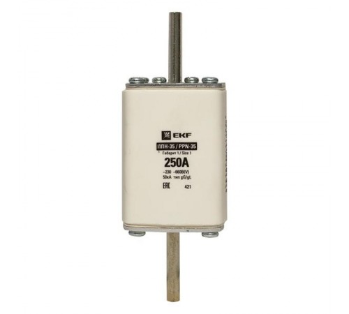 Плавкая вставка ППН-35 250/250А габарит 1  fus-35/250  EKF