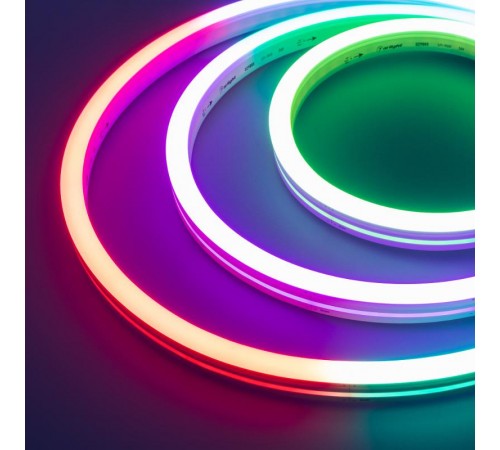 Лента светодиодная герметичная DMX MOONLIGHT-5000S-SIDE-5060-84-24V RGB (12х17mm, 18W, IP67) (arlight, 18 Вт/м, IP67)  031464  Arlight