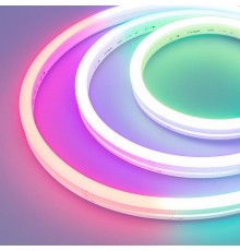 Лента светодиодная герметичная DMX MOONLIGHT-5000S-SIDE-5060-84-24V RGB (12х17mm, 18W, IP67) (arlight, 18 Вт/м, IP67)  031464  Arlight