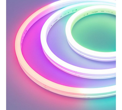 Лента светодиодная герметичная DMX MOONLIGHT-5000S-SIDE-5060-84-24V RGB (12х17mm, 18W, IP67) (arlight, 18 Вт/м, IP67)  031464  Arlight