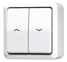 Выключатель  для управления жалюзи 639VAWW Jung