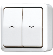 Выключатель  для управления жалюзи 639VAWW Jung