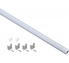 Профиль алюминиевый для светодиодной ленты 1712 накл. прям. 2м к-т опал  LSADD1712-SET1-2-N1-1-08  IEK