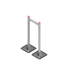Опорная конструкция для гор. прямоуг. воздуховодов  TECHNORAPTOR STEELFOOT 350х1000  KM-TR-STF-SSHRAD-350-1000  КМ - профиль