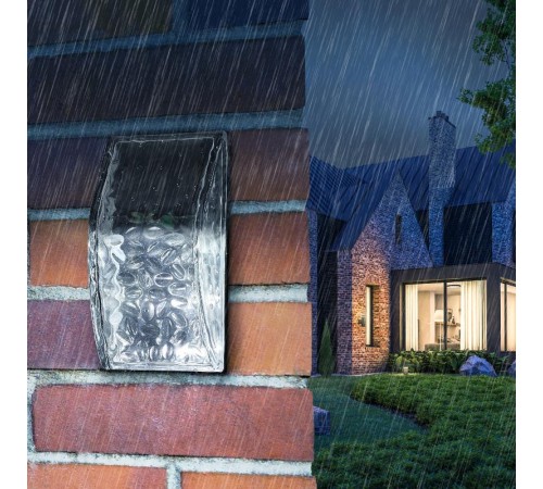 ERAFS024-39 Фасадная подсветка Кристалл, на солнечной батарее, 3LED, 7lm  Б0044253  ЭРА