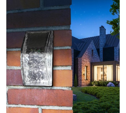 ERAFS024-39 Фасадная подсветка Кристалл, на солнечной батарее, 3LED, 7lm  Б0044253  ЭРА