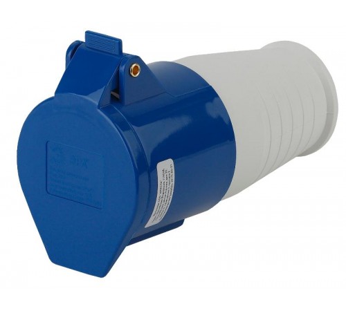 Розетка ЭРА переносная 223 2Р+РЕ 32А 220В IP44  Б0032864  ЭРА