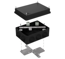 Коробка огнестойкая для о/п 40-0310-FR1.5-4 Е15-Е120 RAL9005 150х110х70 (6 шт/кор) черная  40-0310-9005-FR1.5-4  Промрукав
