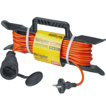 Удлинитель   93 920 NPE-F-20-X-2x0.75 на рамке б/з 20м (Россия)  93920  Navigator