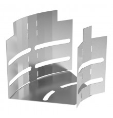 Угол горизонтальный изменяемый 0-45 градусов Стандарт INOX (AISI 304) 100х100  PR16.3586  Промрукав