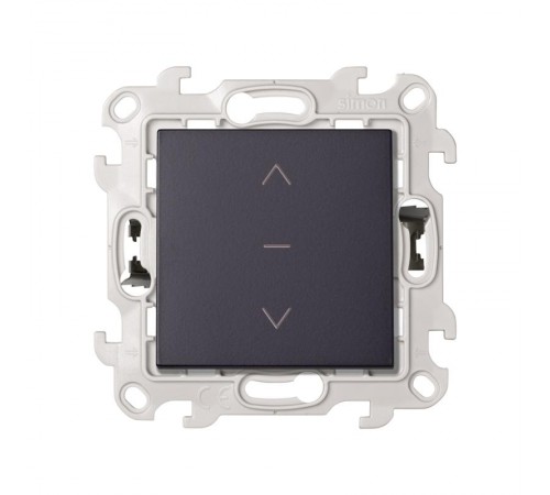 Simon 24 Графит Выключатель жалюзи 3-позиционный 10A 250В  2420333-038  Simon