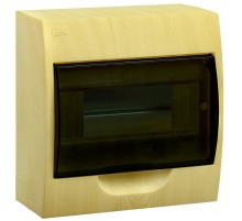Корпус пластиковый навесной на 8 модулей ЩРН-П-8 (сосна) IP41 KREPTA 3  MKP12-N-08-41-K34  IEK