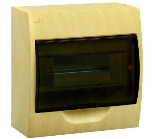 Корпус пластиковый навесной на 8 модулей ЩРН-П-8 (сосна) IP41 KREPTA 3  MKP12-N-08-41-K34  IEK