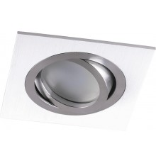 Светильник точечный встраиваемый под лампу DL2801 MR16 50W G5.3 "квадрат", белый  32637  FERON