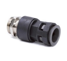 Муфта "труба-коробка" с герметичным уплотнением, с металлической резьбой, IP68, DN 12 мм, М20х1,5, полиамид, цвет черный  MARO-12M20N  DKC