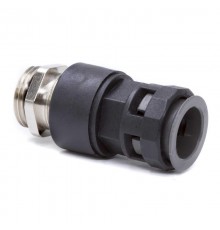 Муфта "труба-коробка" с герметичным уплотнением, с металлической резьбой, IP68, DN 12 мм, М20х1,5, полиамид, цвет черный  MARO-12M20N  DKC