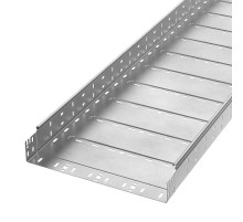 Лоток перфорированный Профи INOX (AISI 304) 400х80x3000 (1,0 мм) (6 м/уп)  PR16.13336  Промрукав